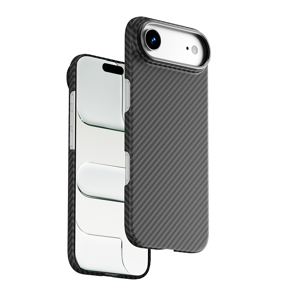 Apple iPhone 17 Air Uyumlu Kılıf M-safe Şarj Özellikli Kamera Standlı Wiwu DCC-206 Aramid Air Kapak