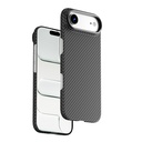 Apple iPhone 17 Air Uyumlu Kılıf M-safe Şarj Özellikli Kamera Standlı Wiwu DCC-206 Aramid Air Kapak