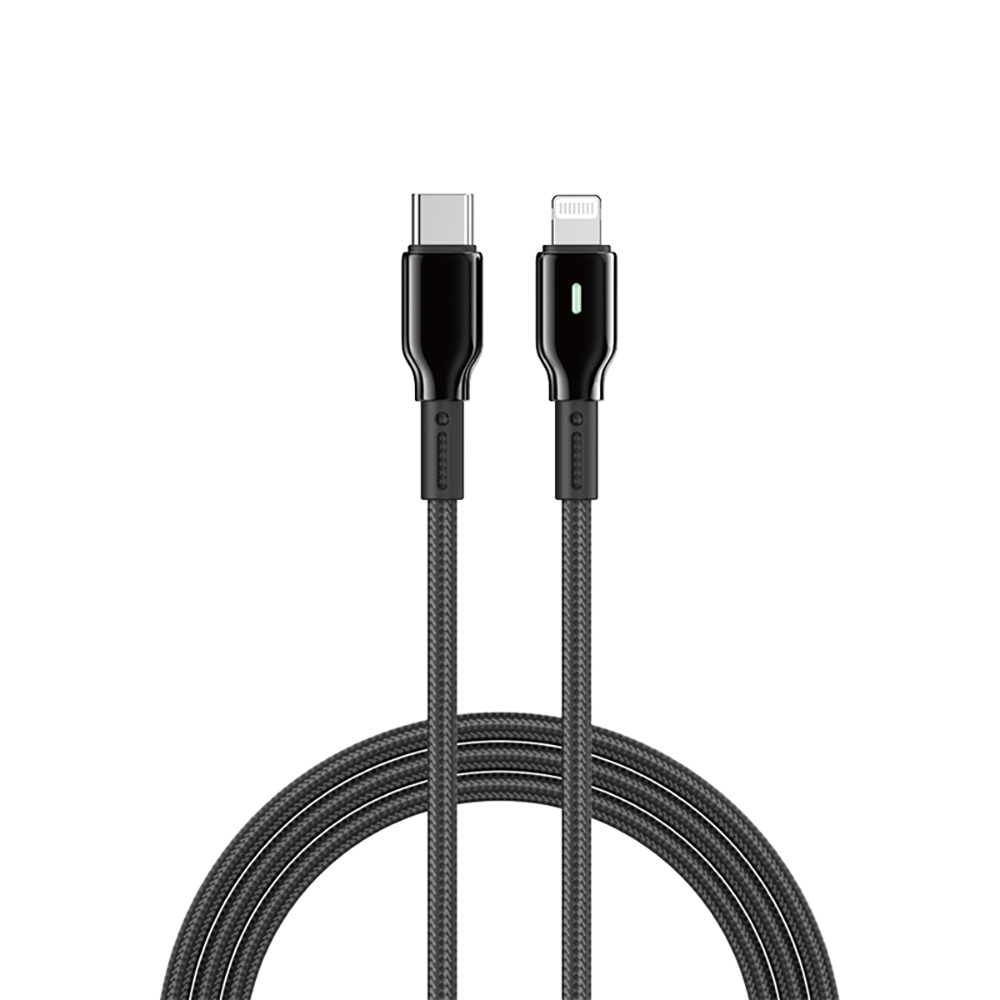 [RNZ-TA127885] Wiwu Wi-C076 Drualink Serisi Type-C to Lightning PD Hızlı Şarj Kablosu 27W 1M