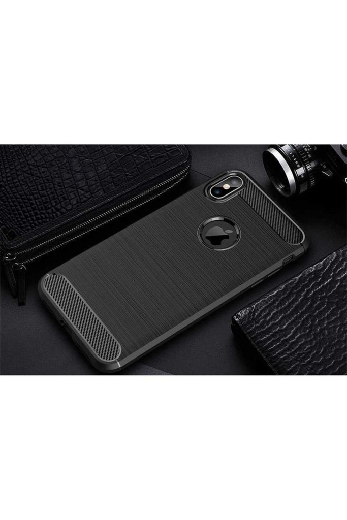 [RNZ-TA14499] Apple iPhone XS Max Uyumlu Kılıf Zore Room Silikon Kapak (Siyah)