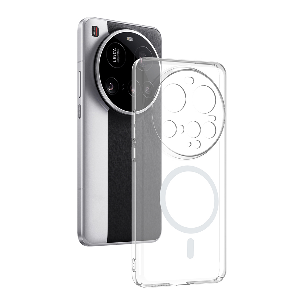 Xiaomi 15 Ultra Uyumlu Kamera Korumalı M-Safe Şarj Özellikli Şeffaf Zore London Sert PC Kapak
