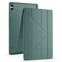 Samsung Galaxy Tab S11 Ultra Uyumlu Kılıf Zore Tri Folding Kalem Bölmeli Standlı Kılıf