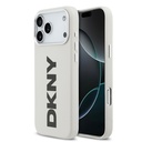 Apple iPhone 17 Pro Max Uyumlu Kılıf DKNY Orjinal Lisanslı M-safe Şarj Özellikli PU Büyük Dikey Logolu Kapak