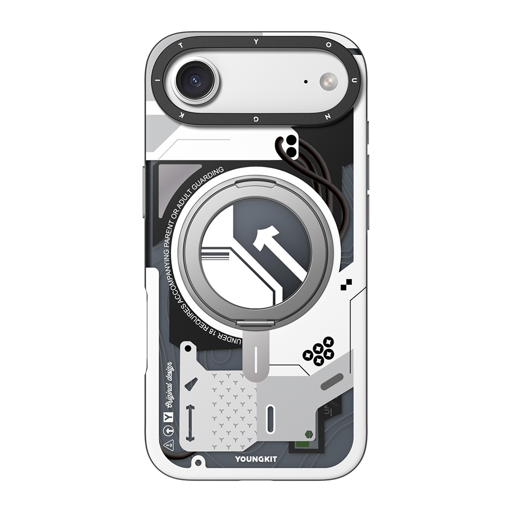Apple iPhone 17 Air Uyumlu Kılıf M-safe Şarj Özellikli Youngkit Starship Serisi Kapak