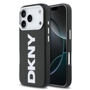 Apple iPhone 17 Pro Uyumlu Kılıf DKNY Orjinal Lisanslı M-safe Şarj Özellikli PU Büyük Dikey Logolu Kapak