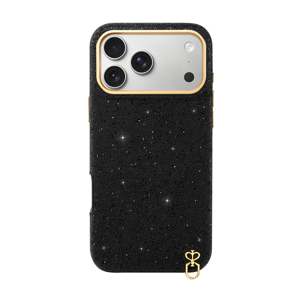 Apple iPhone 17 Pro Uyumlu Kılıf Parlayan Simli Tasarım Pynana Diamond Sky Serisi Kapak