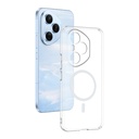Honor 400 Pro Uyumlu Kamera Korumalı M-Safe Şarj Özellikli Şeffaf Zore London Sert PC Kapak