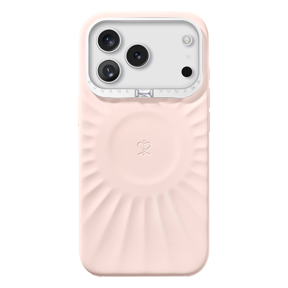 Apple iPhone 17 Pro Uyumlu Kılıf Kabartma Tasarımlı Metal Kamera Çerçeveli Pynana Starlight Serisi Kapak