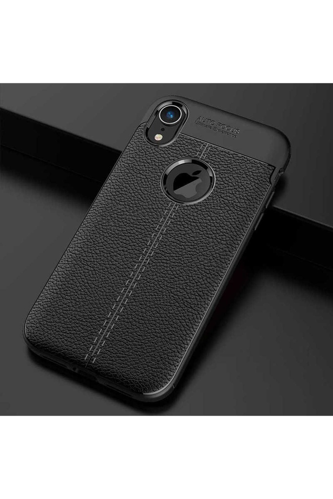 [RNZ-TA14506] Apple iPhone XR Uyumlu Kılıf Zore Niss Silikon Kapak (Siyah)