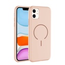Apple iPhone 11 Uyumlu Kılıf M-safe Şarj Özellikli Zore Meta Kapak