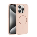 Apple iPhone 15 Pro Max Uyumlu Kılıf M-safe Şarj Özellikli Zore Meta Kapak