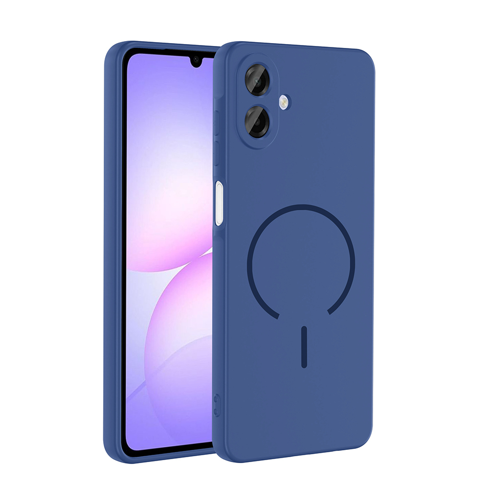 Samsung Galaxy A07 Uyumlu Kılıf M-safe Şarj Özellikli Zore Meta Kapak