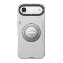 Apple iPhone 17 Air Uyumlu Kılıf M-safe Şarj Özellikli 360 Derece Standlı Basit Mat Deri Desenli Youngkit Tech Leather Serisi Kapak