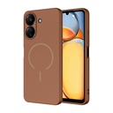 Xiaomi Redmi 13C Uyumlu Kılıf M-safe Şarj Özellikli Zore Meta Kapak