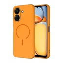 Xiaomi Redmi 13C Uyumlu Kılıf M-safe Şarj Özellikli Zore Meta Kapak