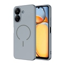 Xiaomi Redmi 13C Uyumlu Kılıf M-safe Şarj Özellikli Zore Meta Kapak