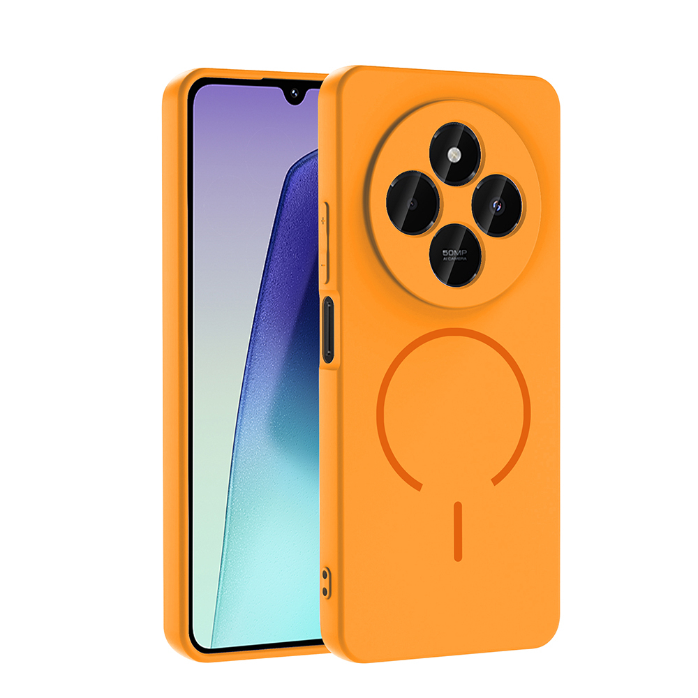Xiaomi Redmi 14C Uyumlu Kılıf M-safe Şarj Özellikli Zore Meta Kapak