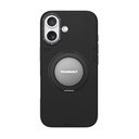 Apple iPhone 17 Uyumlu Kılıf M-safe Şarj Özellikli 360 Derece Standlı Basit Mat Deri Desenli Youngkit Tech Leather Serisi Kapak