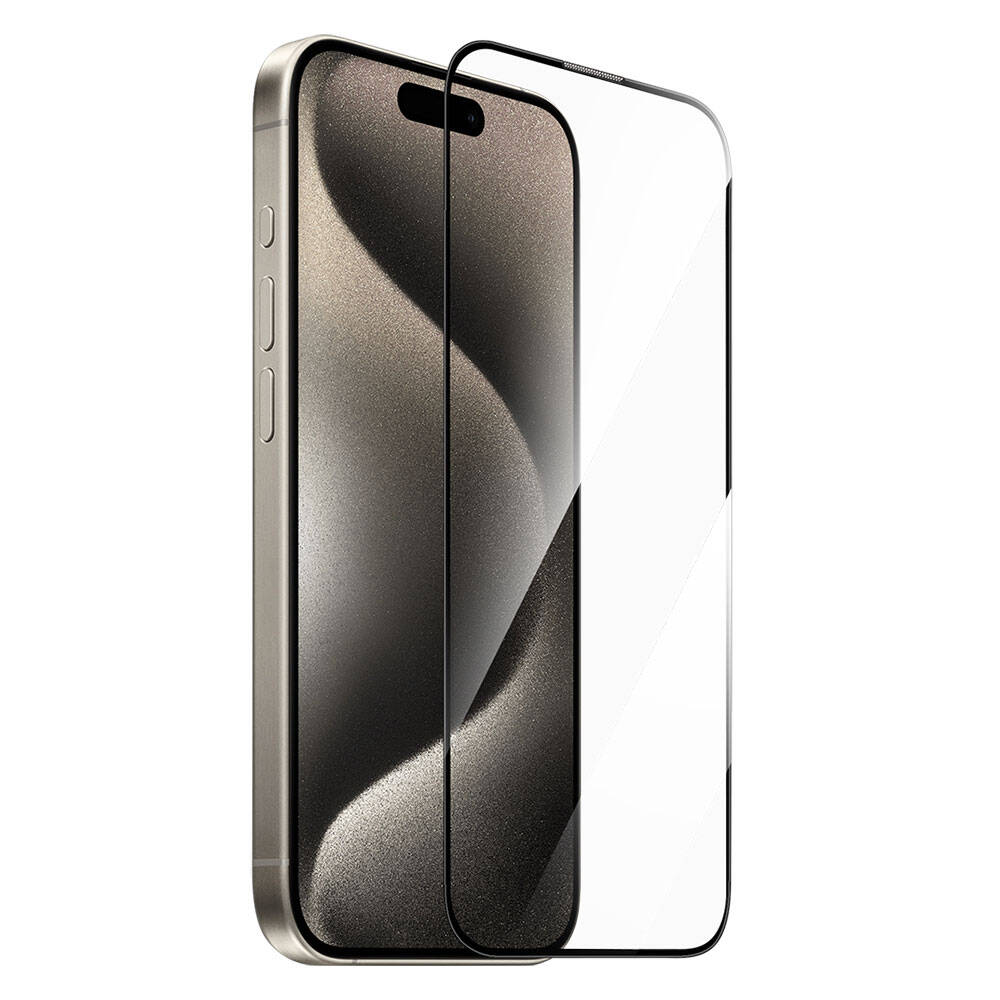 Apple iPhone 15 Pro Max Uyumlu Wiwu GT-010 Anti-Reflective Polimer Oleofobik Kaplama Ultra İnce Temperli Cam Ekran Koruyucu