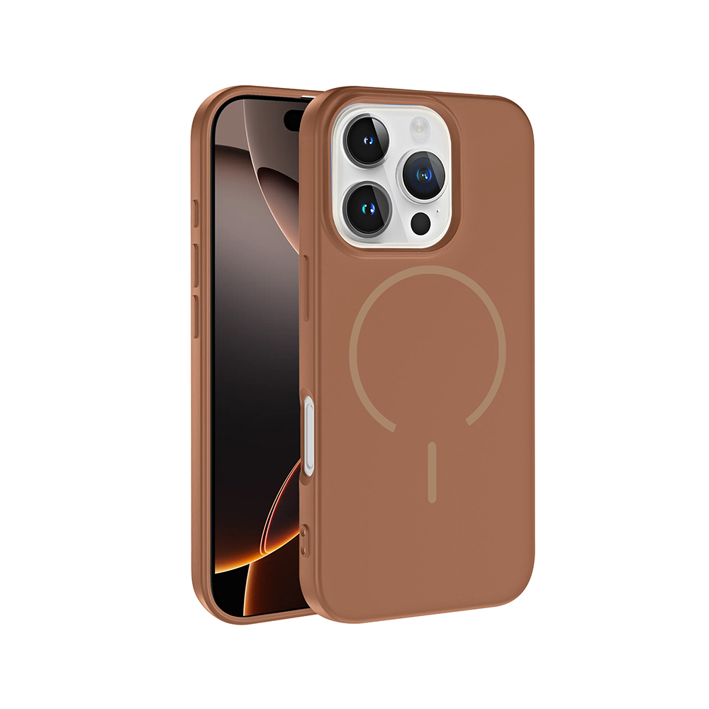 Apple iPhone 16 Pro Max Uyumlu Kılıf M-safe Şarj Özellikli Zore Meta Kapak