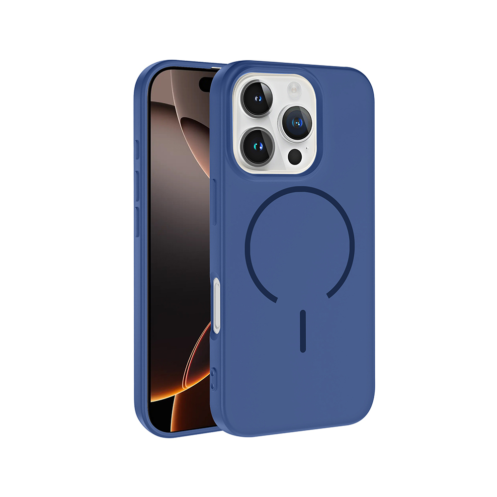 Apple iPhone 16 Pro Max Uyumlu Kılıf M-safe Şarj Özellikli Zore Meta Kapak