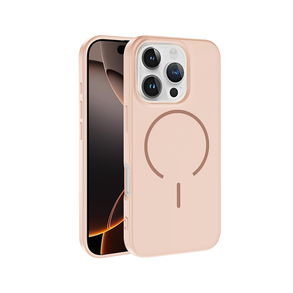 Apple iPhone 16 Pro Max Uyumlu Kılıf M-safe Şarj Özellikli Zore Meta Kapak