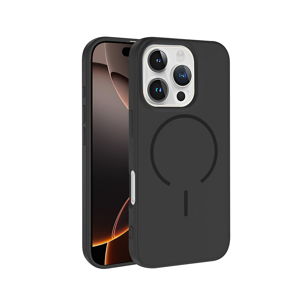 Apple iPhone 16 Pro Max Uyumlu Kılıf M-safe Şarj Özellikli Zore Meta Kapak
