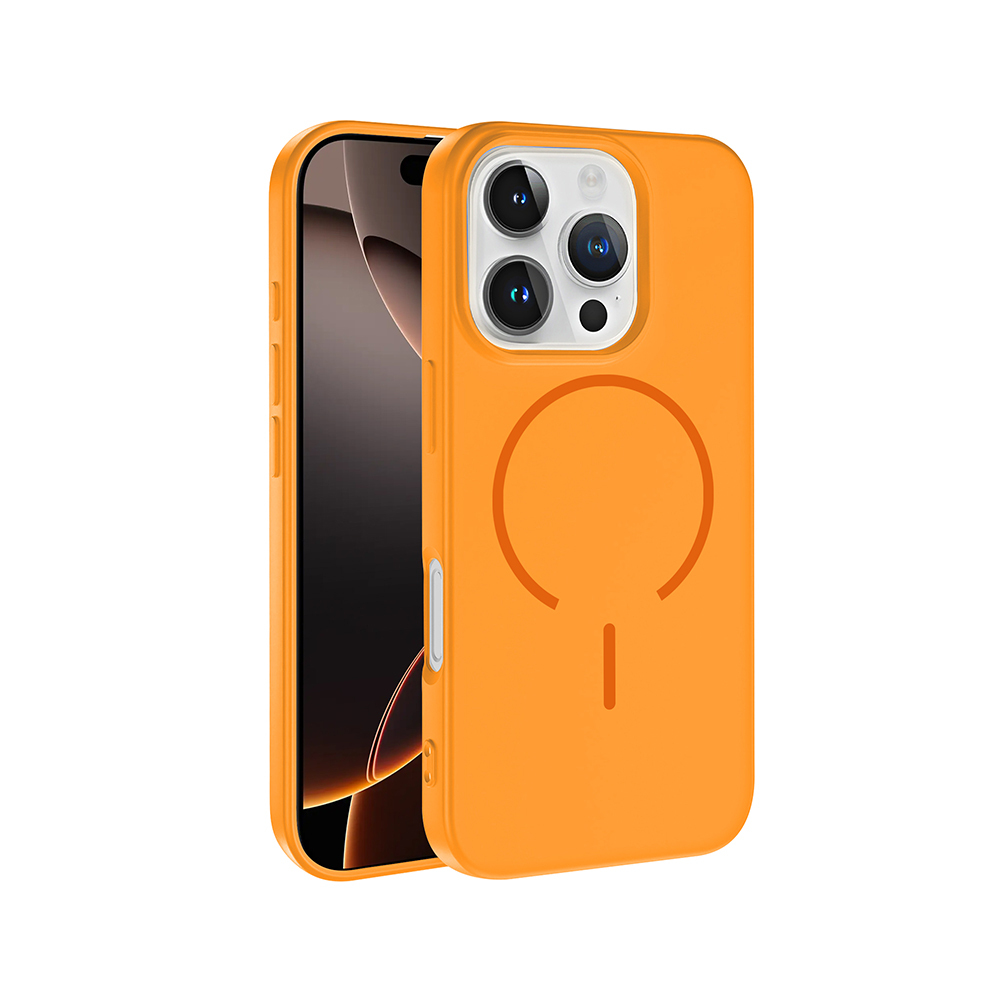 Apple iPhone 16 Pro Max Uyumlu Kılıf M-safe Şarj Özellikli Zore Meta Kapak