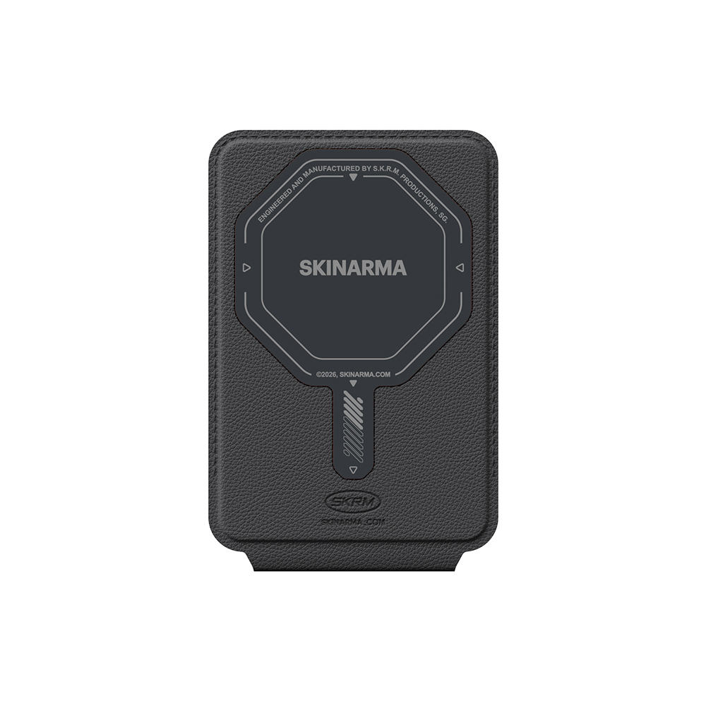 [RNZ-TA129117] Skinarma Axis Serisi Foldable Stand Özellikli Deri Tasarımlı Kartlık (Gri)