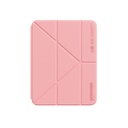 Apple iPad 11.Nesil 2025 Uyumlu Kılıf Skinarma Kalemlikli Arkası Şeffaf Standlı Magnetik Zeta Kılıf