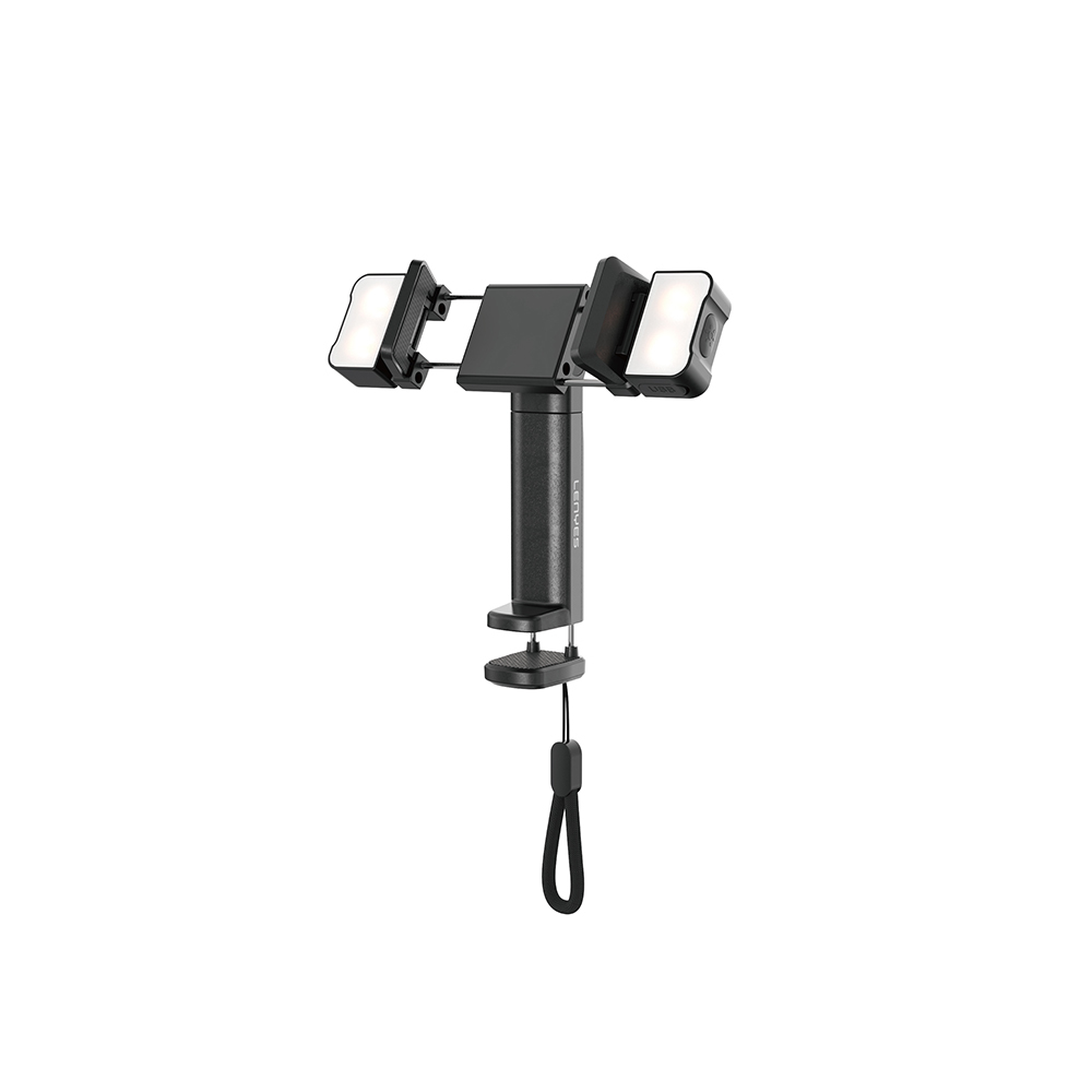 Lenyes CR204 360° Dönebilen Işıklı Seyahat Telefon Tutucu ve Standı