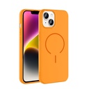 Apple iPhone 13 Uyumlu Kılıf M-safe Şarj Özellikli Zore Meta Kapak