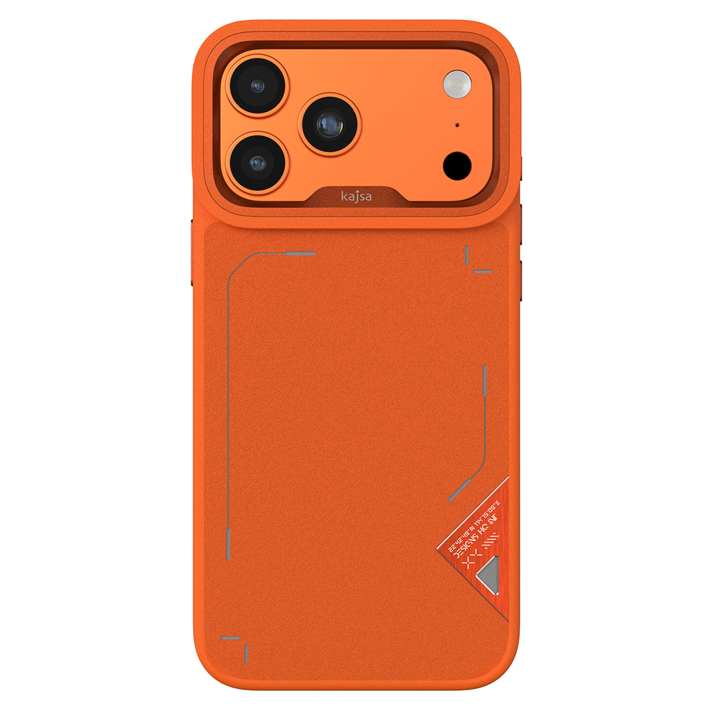Apple iPhone 17 Pro Uyumlu Kılıf M-safe Şarj Özellikli O-Ring Metal Kamera Çerçeveli Kajsa Matrix Collection Kapak