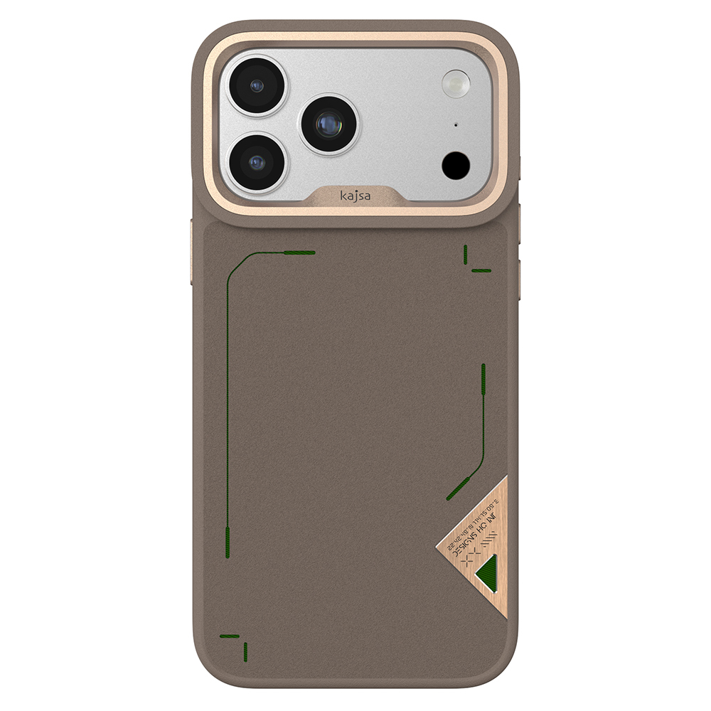 Apple iPhone 17 Pro Uyumlu Kılıf M-safe Şarj Özellikli O-Ring Metal Kamera Çerçeveli Kajsa Matrix Collection Kapak