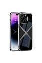 Apple iPhone 14 Pro Uyumlu Kılıf Ultra İnce Kamera Korumalı PC + Deri Arka Yüzey Zore X-Pro Kapak