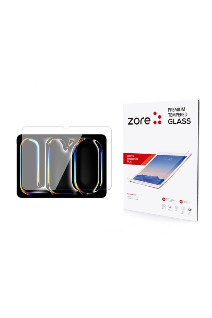 Apple iPad Pro 13 2024 Uyumlu Zore Tablet Temperli Cam Ekran Koruyucu