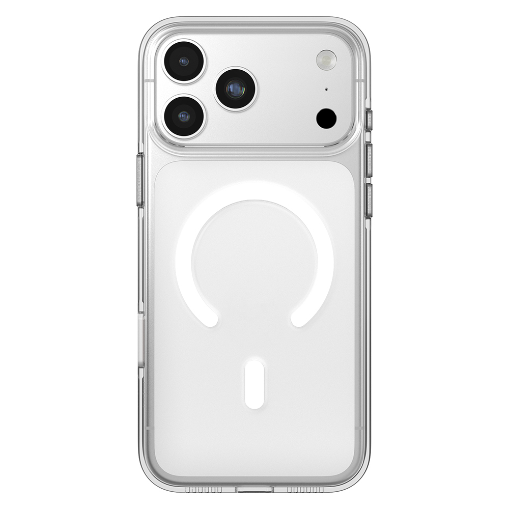 Apple iPhone 17 Pro Max Uyumlu Kılıf M-safe Şarj Özellikli O-Ring Şeffaf Kajsa Trans Shield Serisi Kapak