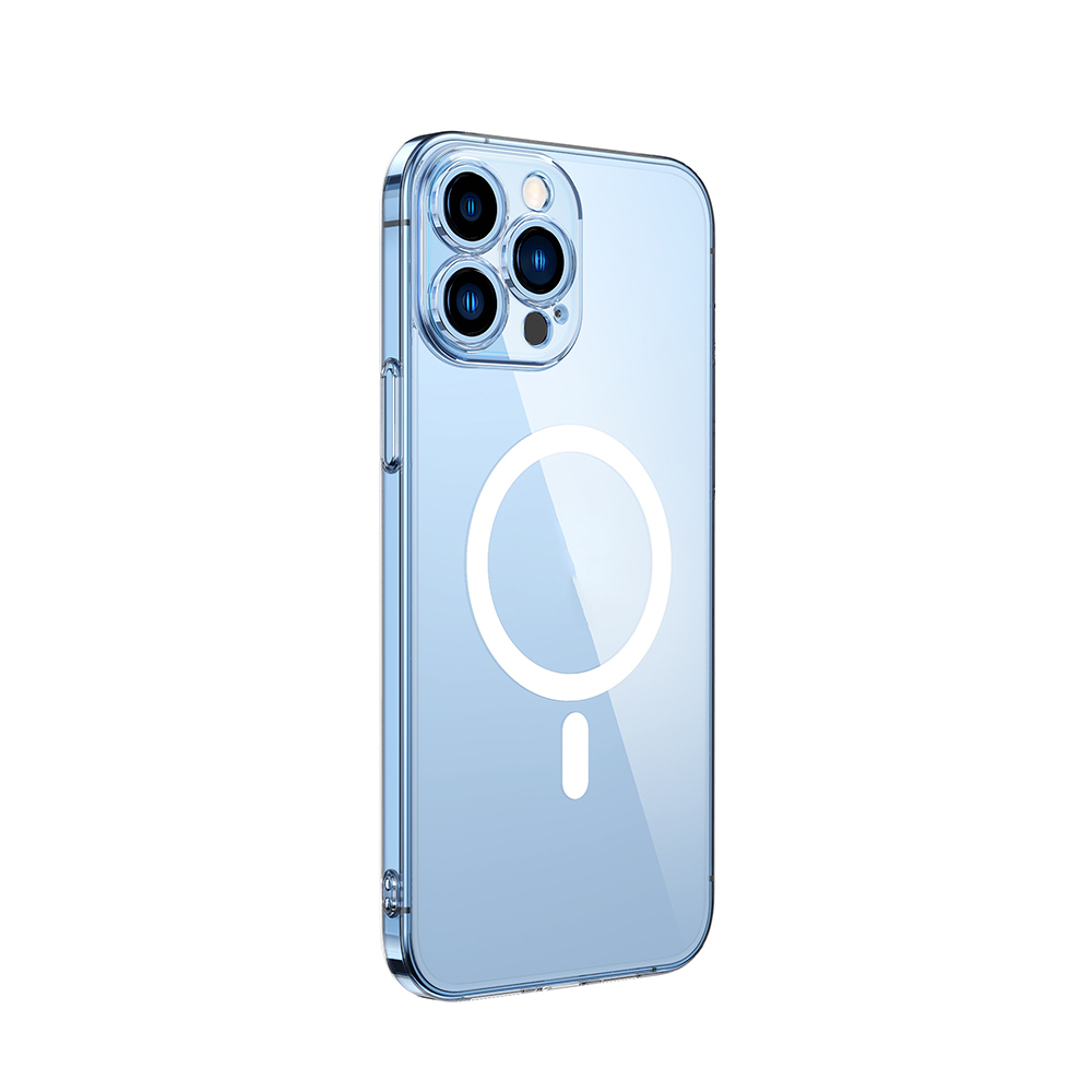 Apple iPhone 11 Pro Uyumlu Kamera Korumalı M-Safe Şarj Özellikli Şeffaf Zore London Sert PC Kapak