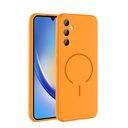 Samsung Galaxy A14 Uyumlu Kılıf M-safe Şarj Özellikli Zore Meta Kapak