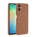 Samsung Galaxy A06 Uyumlu Kılıf M-safe Şarj Özellikli Zore Meta Kapak