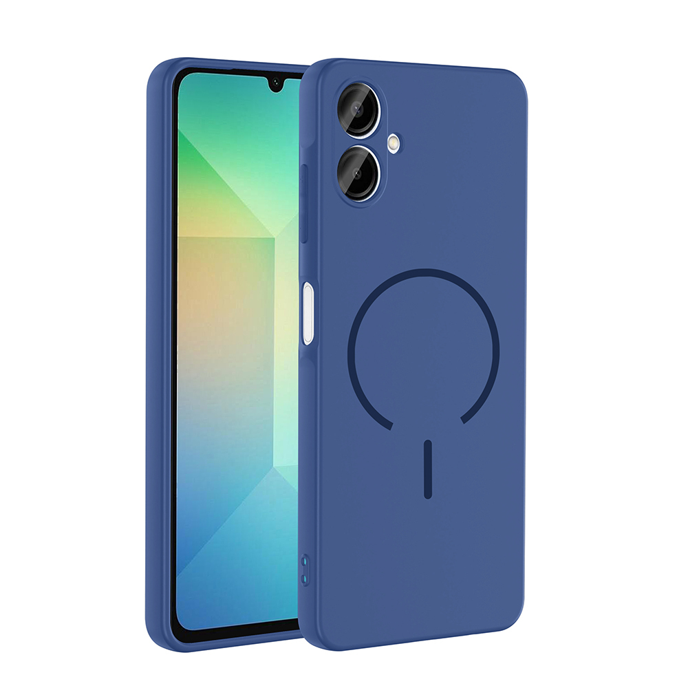 Samsung Galaxy A06 Uyumlu Kılıf M-safe Şarj Özellikli Zore Meta Kapak