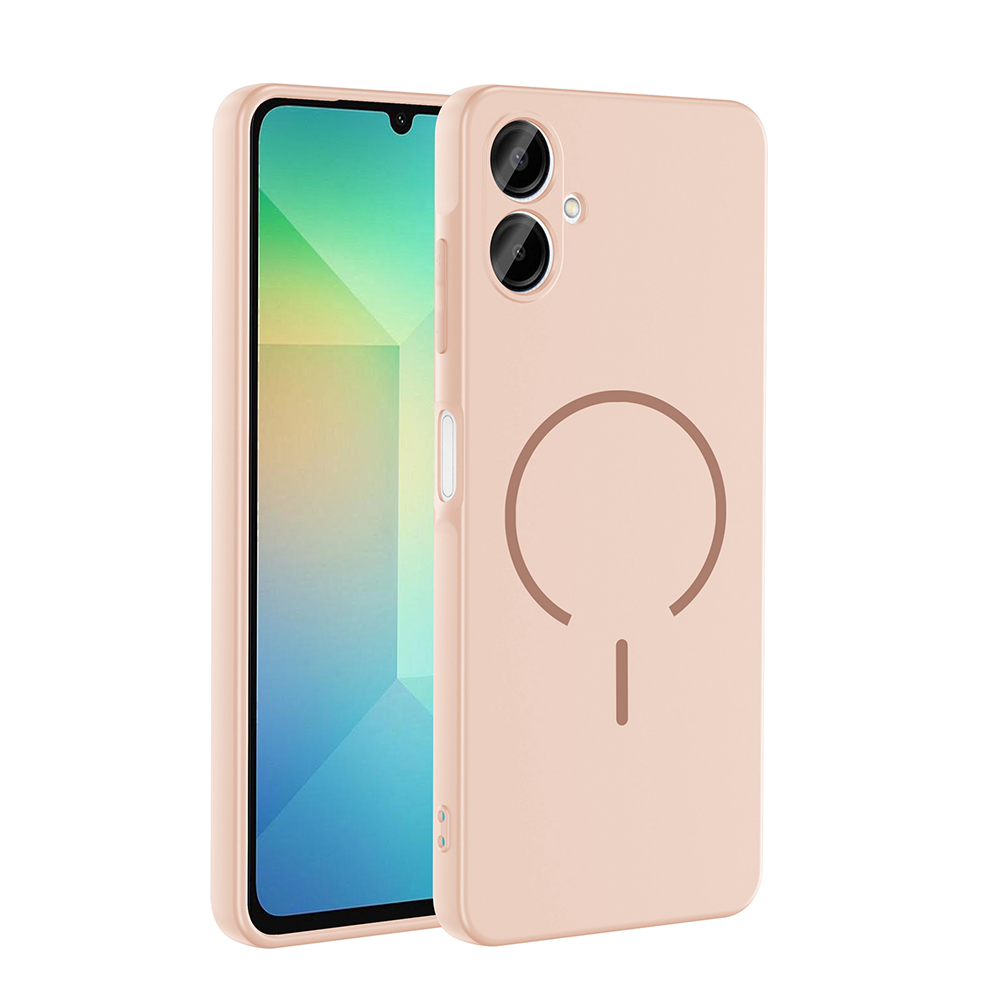Samsung Galaxy A06 Uyumlu Kılıf M-safe Şarj Özellikli Zore Meta Kapak