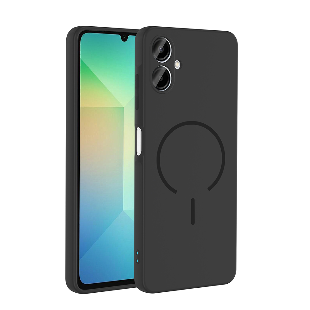 Samsung Galaxy A06 Uyumlu Kılıf M-safe Şarj Özellikli Zore Meta Kapak