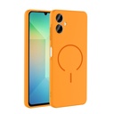Samsung Galaxy A06 Uyumlu Kılıf M-safe Şarj Özellikli Zore Meta Kapak