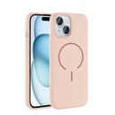 Apple iPhone 15 Uyumlu Kılıf M-safe Şarj Özellikli Zore Meta Kapak