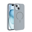Apple iPhone 15 Uyumlu Kılıf M-safe Şarj Özellikli Zore Meta Kapak