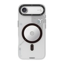 Apple iPhone 17 Air Uyumlu Kılıf M-safe Şarj Özellikli Disk Desenli Youngkit Disc Battle Kapak