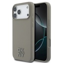 Apple iPhone 17 Pro Max Uyumlu Kılıf DKNY Orjinal Lisanslı M-safe Şarj Özellikli Metal Logolu Silikon Kapak