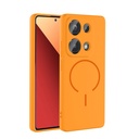 Xiaomi Redmi Note 13 Pro 4G Uyumlu Kılıf M-safe Şarj Özellikli Zore Meta Kapak