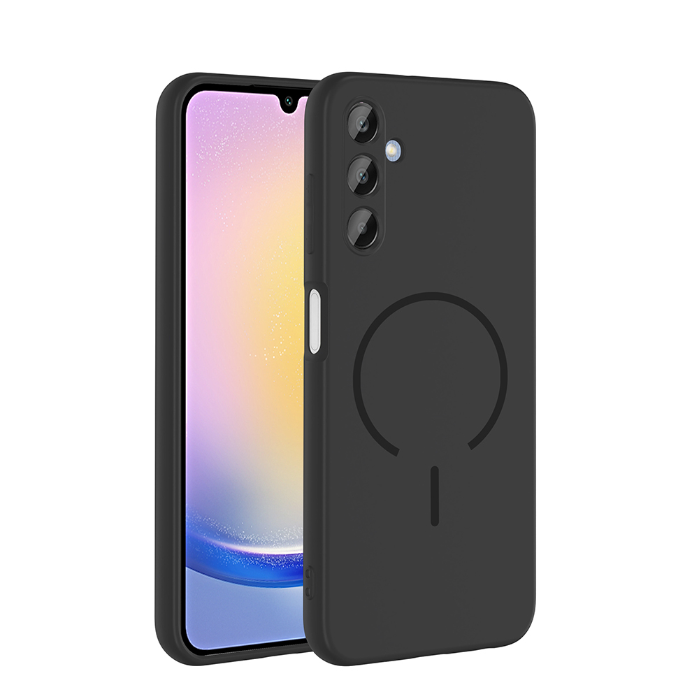 Samsung Galaxy A15 Uyumlu Kılıf M-safe Şarj Özellikli Zore Meta Kapak